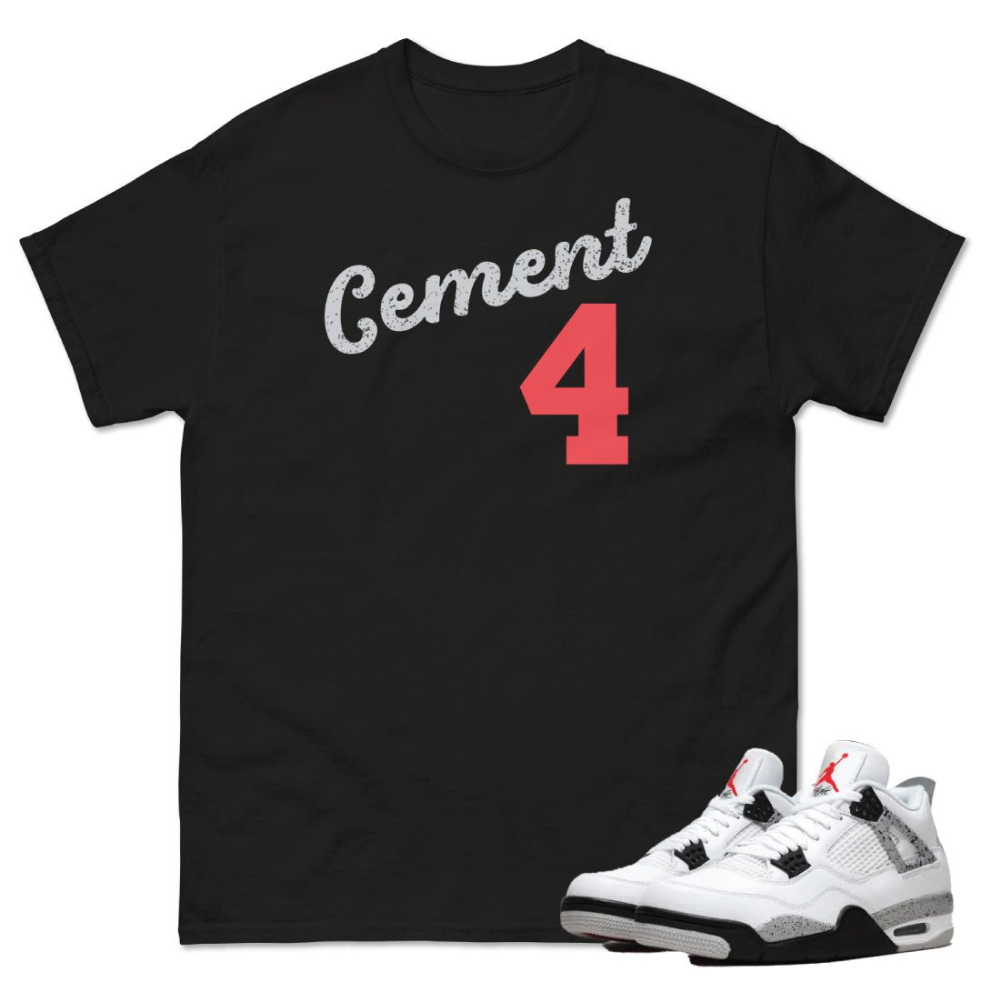 Retro 4 White Cement Shirt
