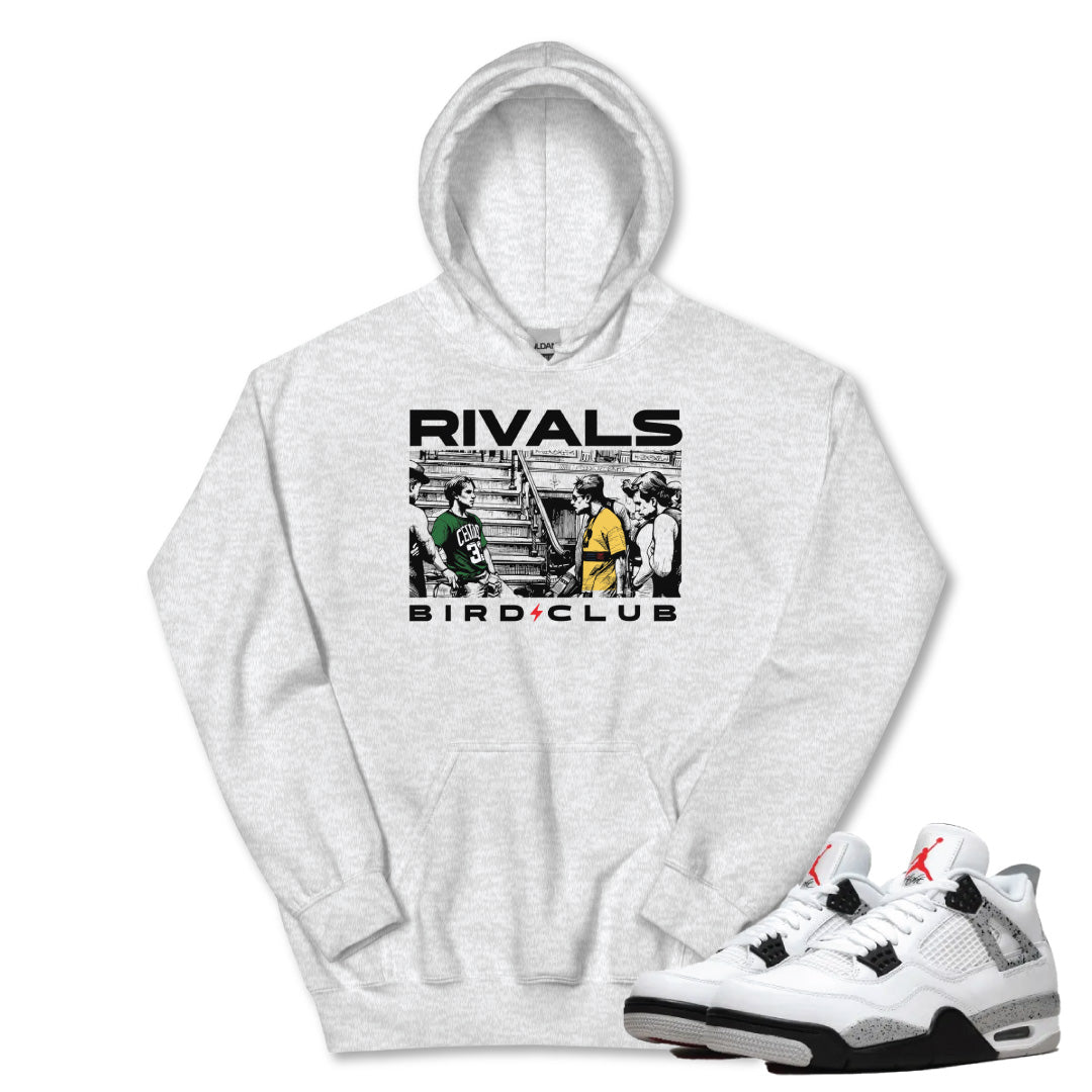Retro 4 White Cement Rivals Hoodie