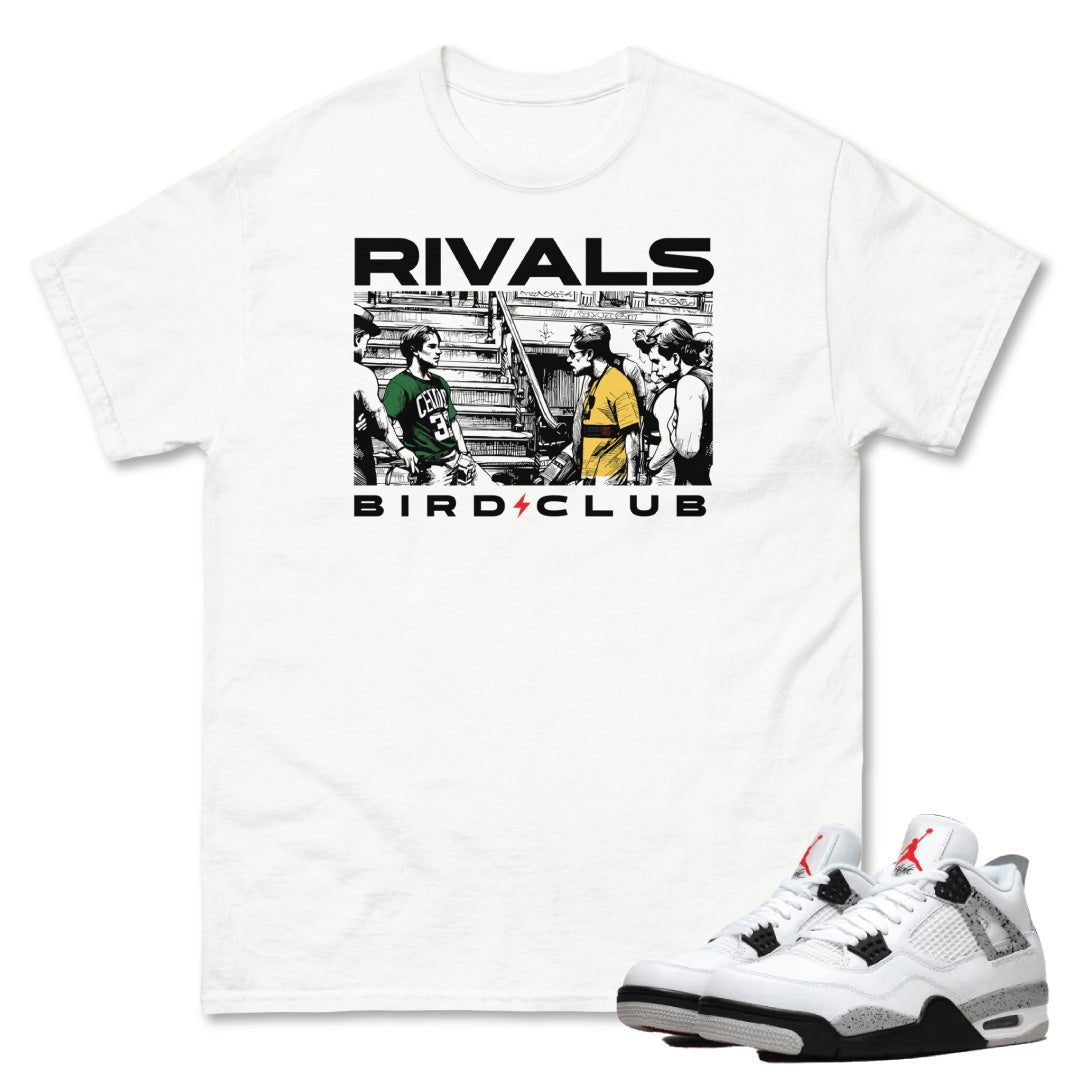 Retro 4 White Cement Rivals Shirt