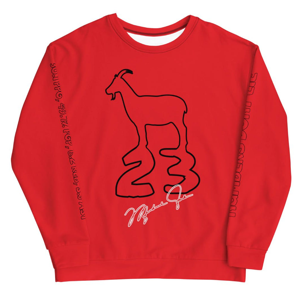 Goat 23 Stats Sweatshirt - Sneaker Tees to match Air Jordan Sneakers