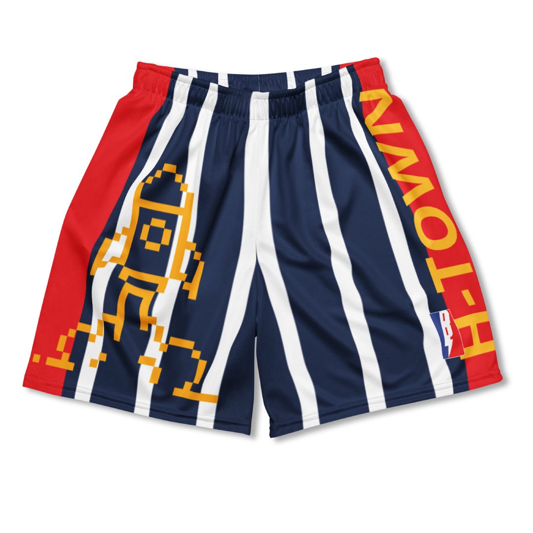 H-Town Rockets Basketball Mesh Shorts - Sneaker Tees to match Air Jordan Sneakers