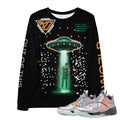 KD 4 Galaxy UFO Sweatshirt - Sneaker Tees to match Air Jordan Sneakers