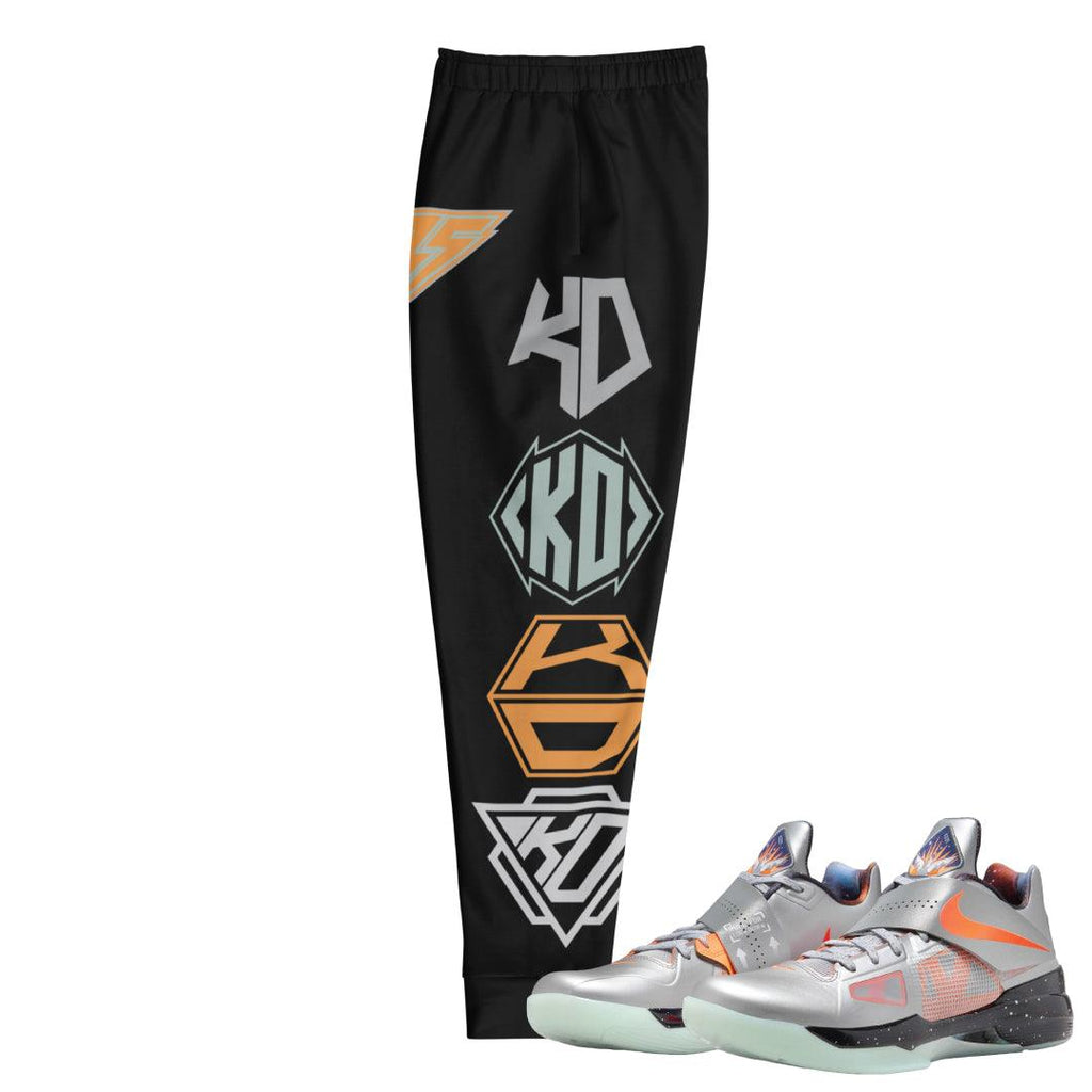 KD 4 Galaxy Logo Joggers - Sneaker Tees to match Air Jordan Sneakers