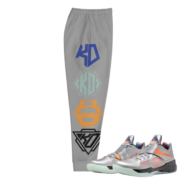 KD 4 Galaxy Logo Joggers - Sneaker Tees to match Air Jordan Sneakers