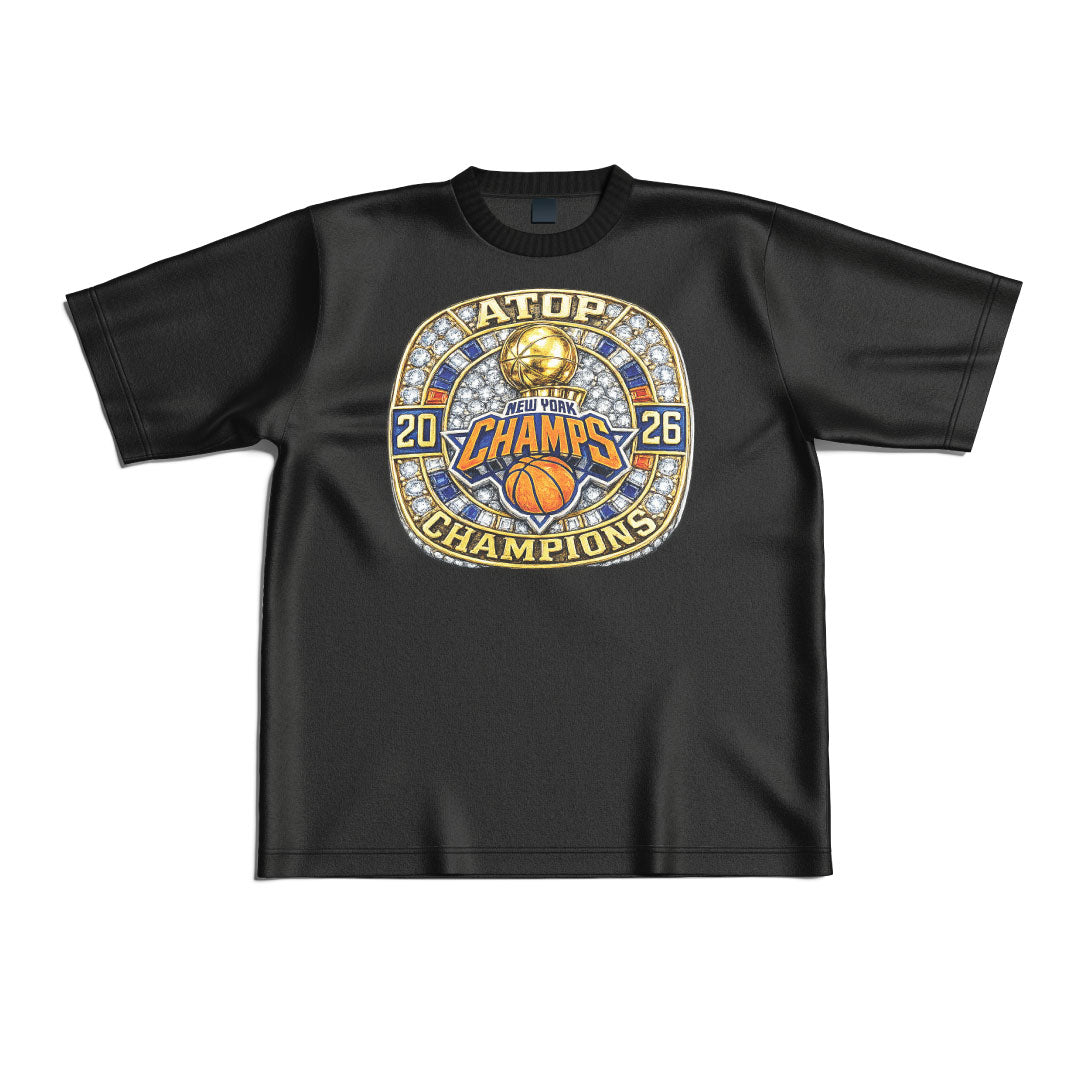 ATOP X BIRD CLUB NEW YORK CHAMPIONSHIP RINGS SHIRT