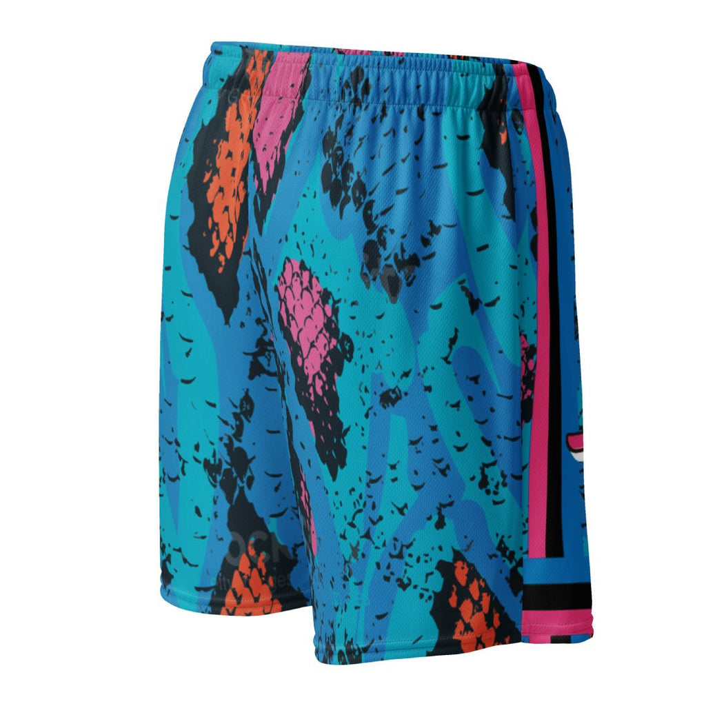 Miami Magic City Basketball Mesh Shorts - Sneaker Tees to match Air Jordan Sneakers