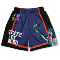New York State of Mind Basketball Mesh Shorts - Sneaker Tees to match Air Jordan Sneakers