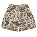 RETRO 3 PHANTOM & PALOMINO LASER MESH SHORTS