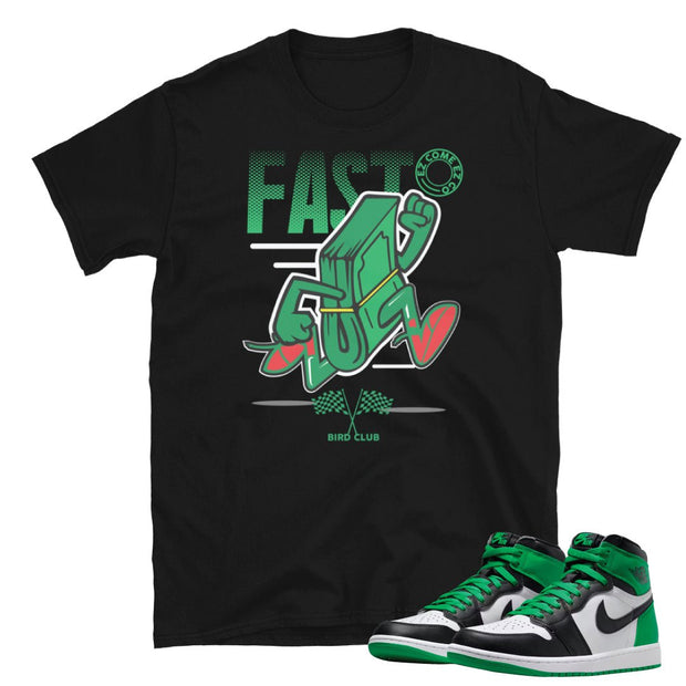 Retro 1 Lucky Green Shirt - Sneaker Tees to match Air Jordan Sneakers