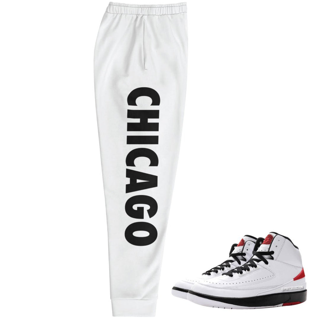 Retro 2 "Chicago" Tournament Joggers - Sneaker Tees to match Air Jordan Sneakers