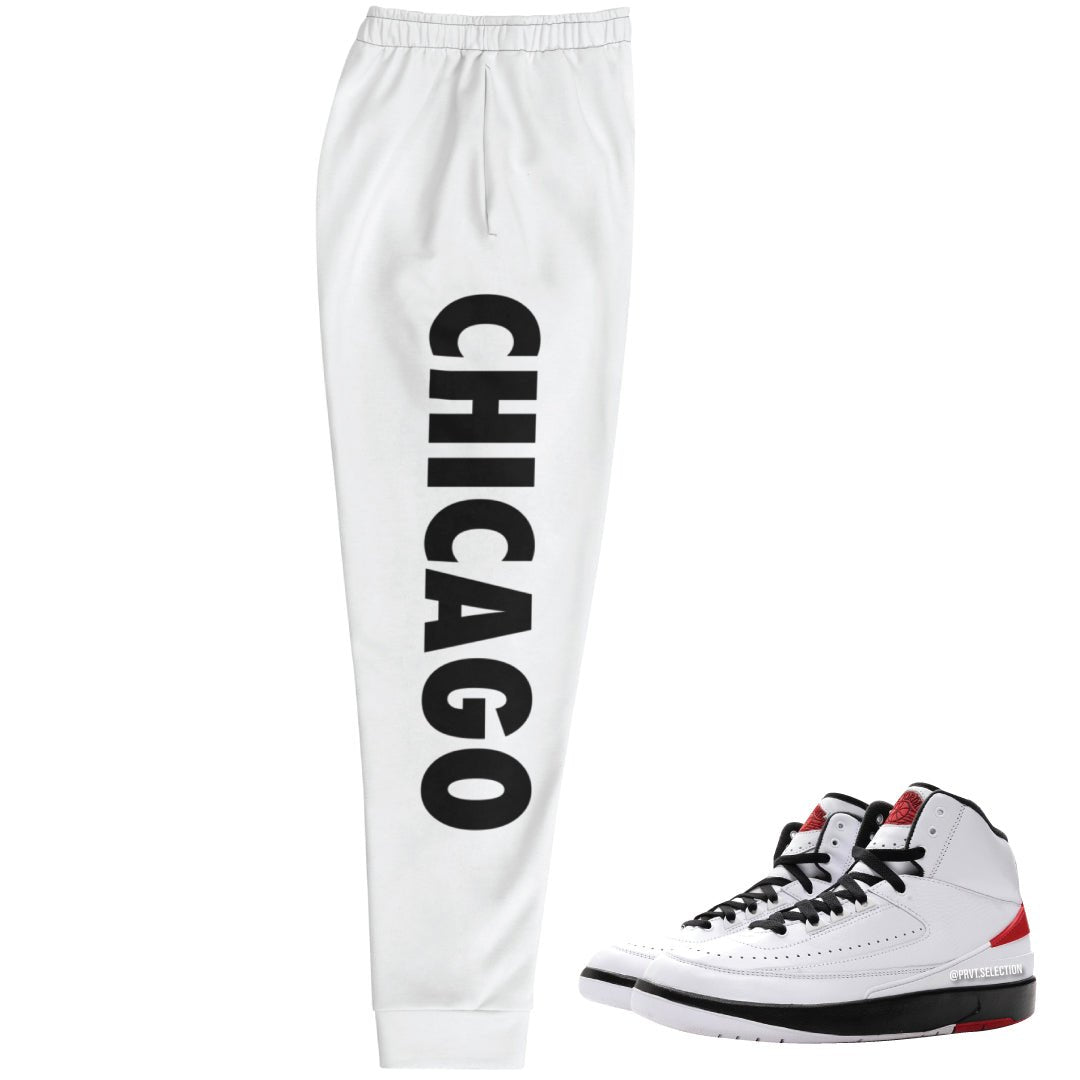 Retro 2 "Chicago" Tournament Joggers - Sneaker Tees to match Air Jordan Sneakers