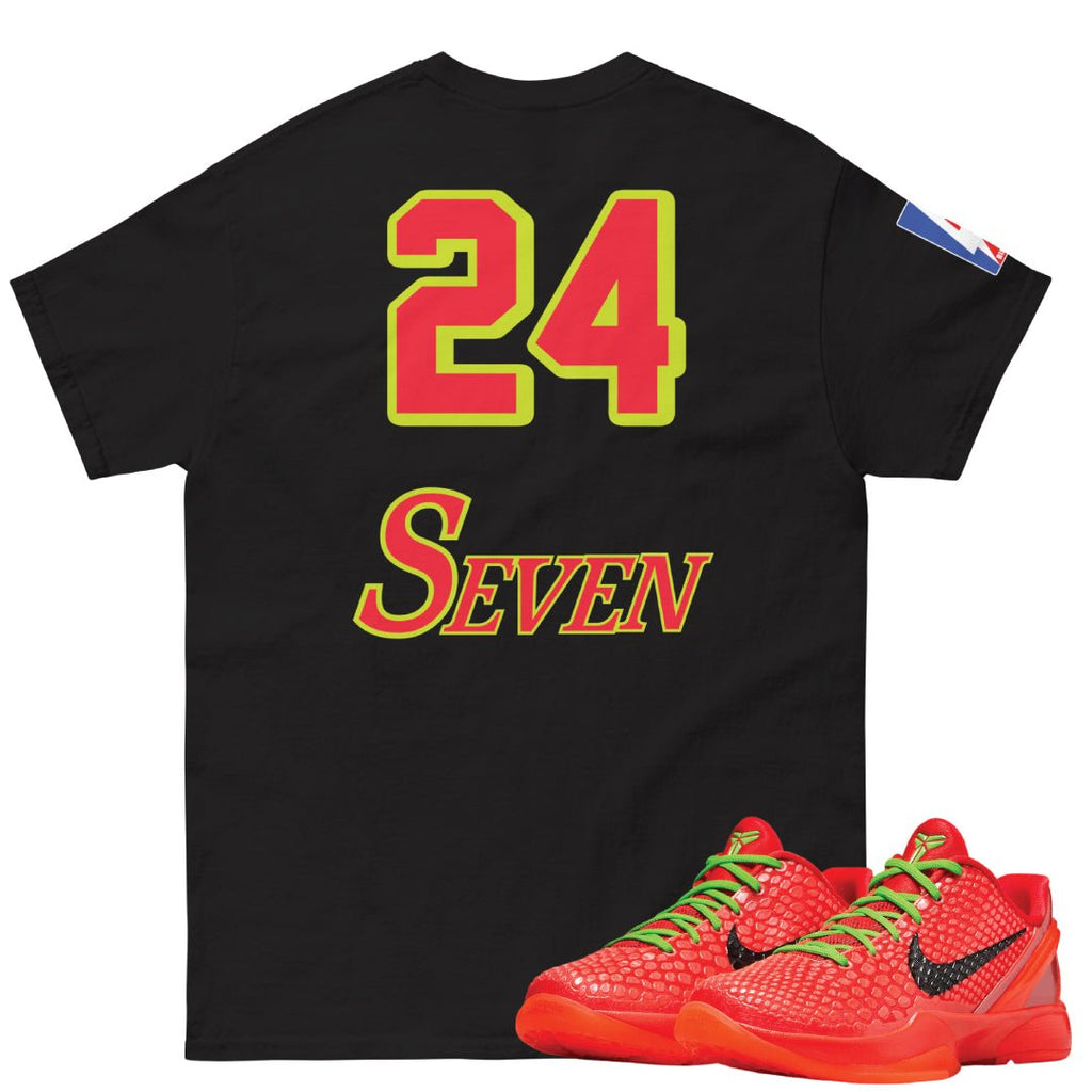 Reverse Grinch Kobe 6 Protro "Domin8-24 seven" Shirt - Sneaker Tees to match Air Jordan Sneakers