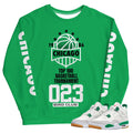 Retro 4 SB Pine Green Chicago Tournament Sweatshirt - Sneaker Tees to match Air Jordan Sneakers
