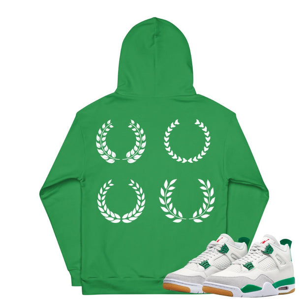 Retro 4 SB Pine Green Winners Hoodie - Sneaker Tees to match Air Jordan Sneakers