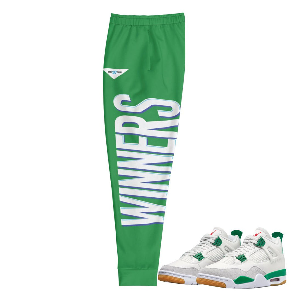 Retro 4 SB Pine Green Winners Joggers - Sneaker Tees to match Air Jordan Sneakers