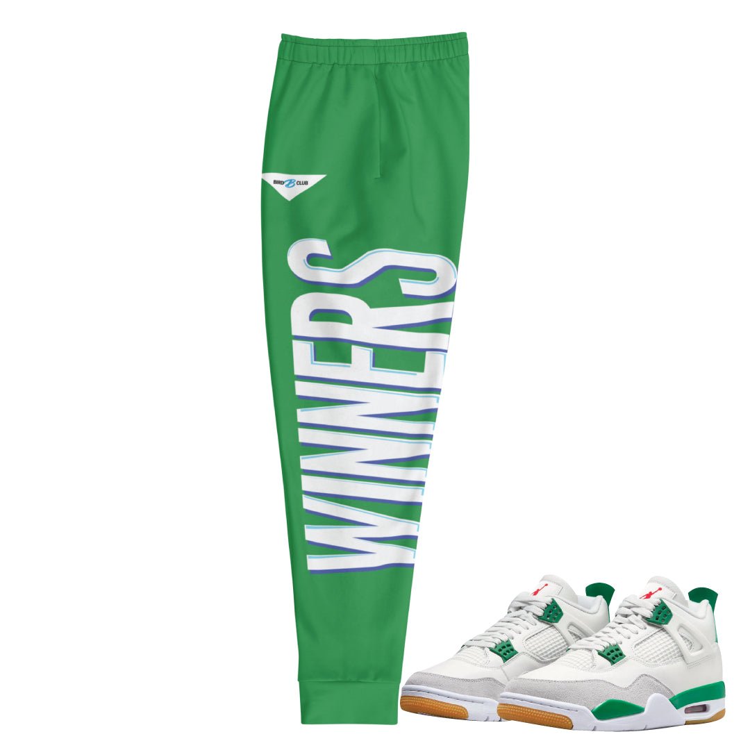 Retro 4 SB Pine Green Winners Joggers - Sneaker Tees to match Air Jordan Sneakers