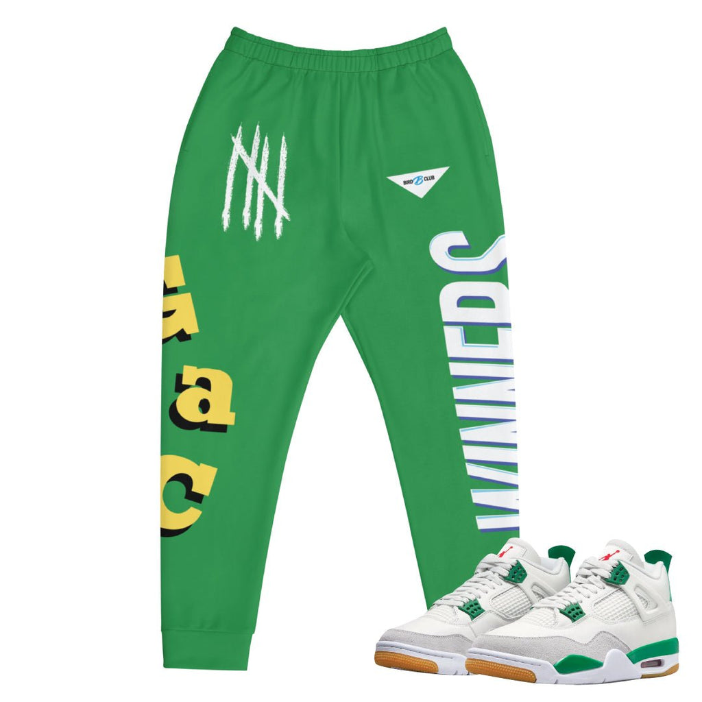 Retro 4 SB Pine Green Winners Joggers - Sneaker Tees to match Air Jordan Sneakers
