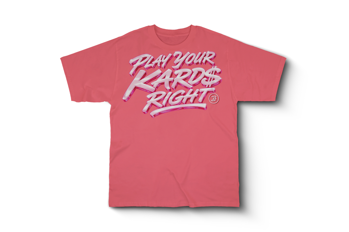 RETRO 1 TRAVIS SCOTT PINK PACK "KARDS" SHIRT