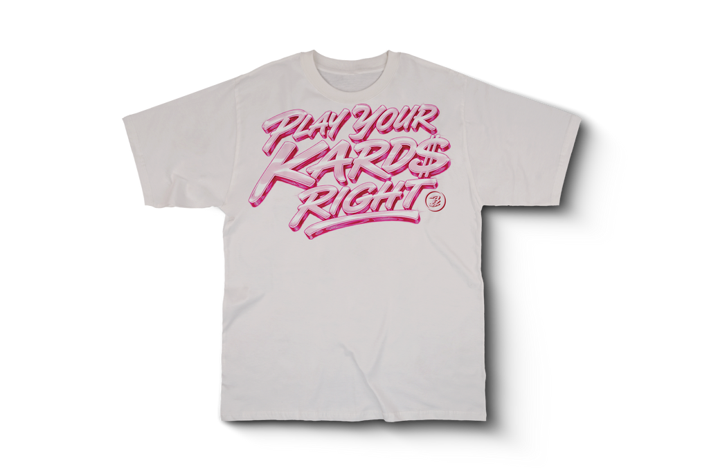 RETRO 1 TRAVIS SCOTT PINK PACK "KARDS" SHIRT
