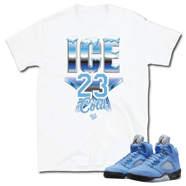 Retro 5 UNC Shirt - Sneaker Tees to match Air Jordan Sneakers