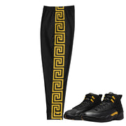 Retro 12 Black Taxi Joggers - Sneaker Tees to match Air Jordan Sneakers