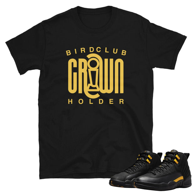 Retro 12 Black Taxi Crown Shirt - Sneaker Tees to match Air Jordan Sneakers