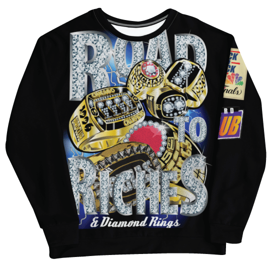 Bulls Dynasty Championship Rings sweatshirt - Sneaker Tees
