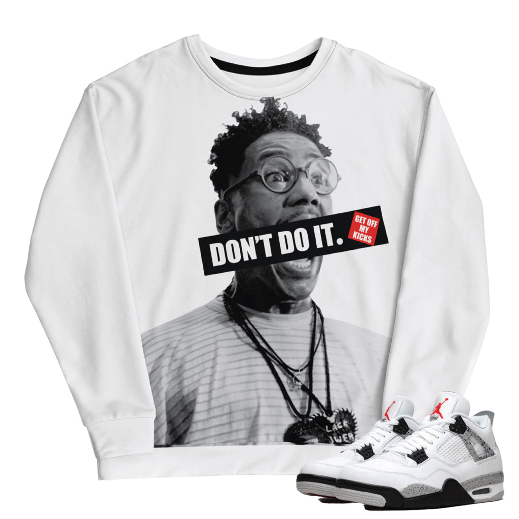 Retro 4 White Cement Buggin' Sweatshirt