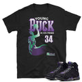 Ray Allen Retro 7 Sneaker Tee - Sneaker Tees to match Air Jordan Sneakers