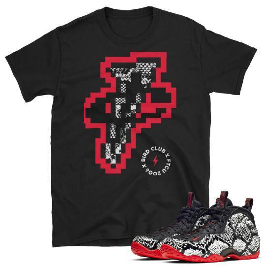 Foamposite One "Snakeskin" Sneaker Tees - Sneaker Tees to match Air Jordan Sneakers