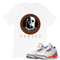 Retro 3 Knicks Sneaker Tees - Sneaker Tees to match Air Jordan Sneakers