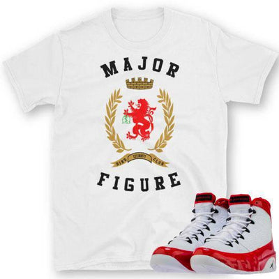 Retro 9 "Gym Red" Major sneaker tee - Sneaker Tees to match Air Jordan Sneakers