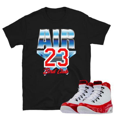 Retro 9 "Gym Red" Sneaker Shirt All Star - Sneaker Tees to match Air Jordan Sneakers