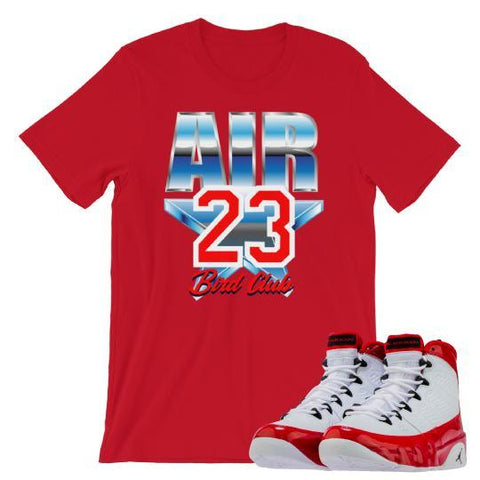 Retro 9 "Gym Red" Sneaker Shirt All Star - Sneaker Tees to match Air Jordan Sneakers