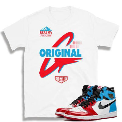Jordan Retro 1 Fearless UNC to Chicago OG sneaker shirt - Sneaker Tees to match Air Jordan Sneakers