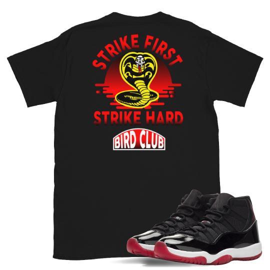 Bred 11 Sneaker Shirt - Sneaker Tees to match Air Jordan Sneakers