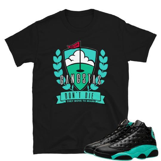 Retro Jordan Island Green Shirt - Sneaker Tees to match Air Jordan Sneakers