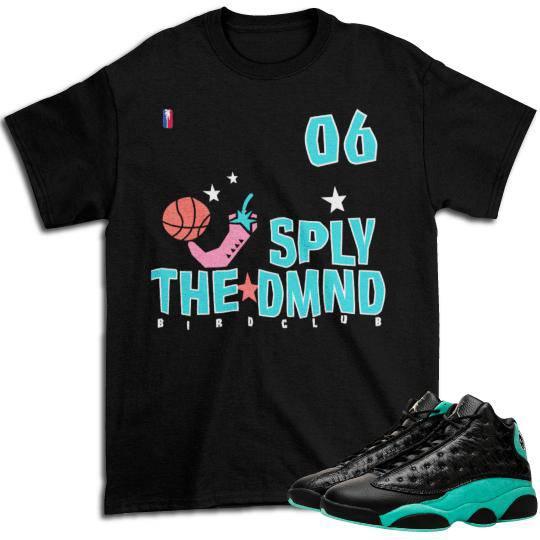 Retro Jordan Island Green Shirt - Sneaker Tees to match Air Jordan Sneakers