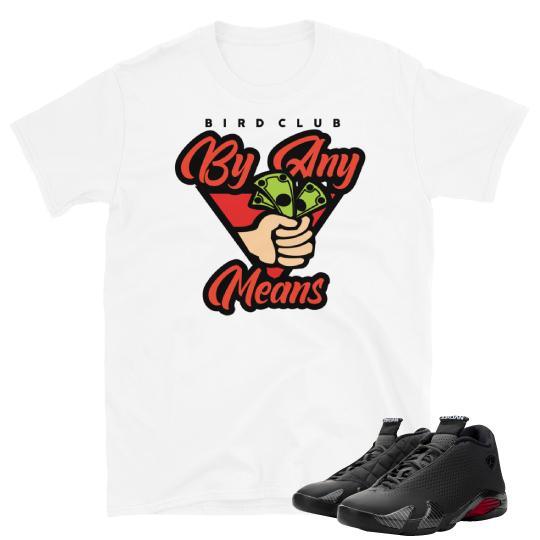 Retro 14 Black Ferrari Sneaker shirt - Sneaker Tees to match Air Jordan Sneakers