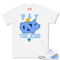 Jordan Retro 3 UNC shirt - Sneaker Tees to match Air Jordan Sneakers