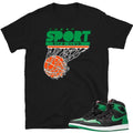Retro 1 Pine Green shirt - Sneaker Tees to match Air Jordan Sneakers