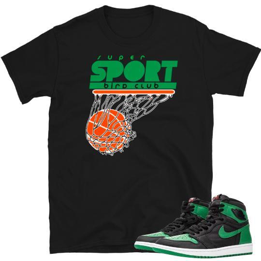 Retro 1 Pine Green shirt - Sneaker Tees to match Air Jordan Sneakers