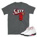 Jordan 5 69 points shirt - Sneaker Tees to match Air Jordan Sneakers