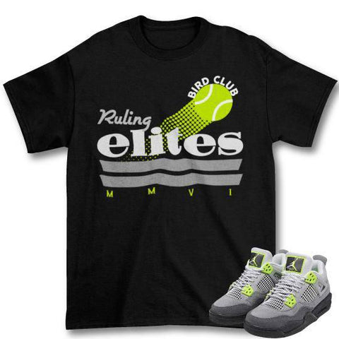 Retro Jordan 4 Grey Volt shirt - Sneaker Tees to match Air Jordan Sneakers