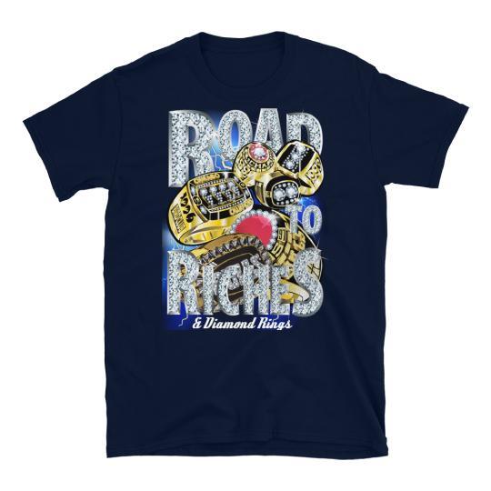 Retro Jordans CHAMPIONSHIP RINGS ROAD TO RICHES SHIRT - Sneaker Tees to match Air Jordan Sneakers