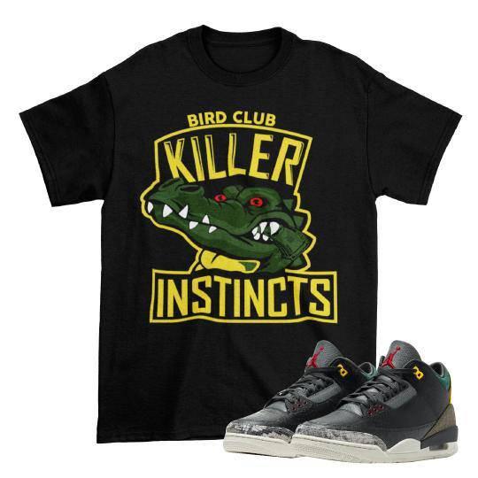 Animal Instincts 2.0 Retro 3 shirt - Sneaker Tees to match Air Jordan Sneakers