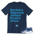 RETRO 12 INDIGO SNEAKER SHIRT - Sneaker Tees to match Air Jordan Sneakers