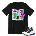 Air Jordan 5 Bel Air shirt - Sneaker Tees to match Air Jordan Sneakers