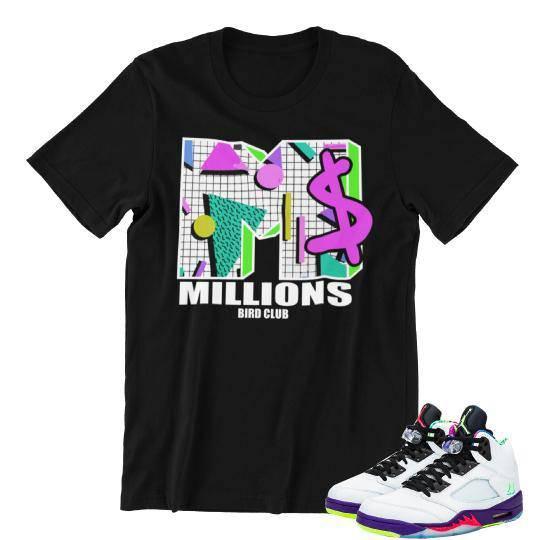 Air Jordan 5 Bel Air shirt - Sneaker Tees to match Air Jordan Sneakers