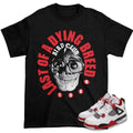RETRO 4 FIRE RED OG SHIRT - Sneaker Tees to match Air Jordan Sneakers